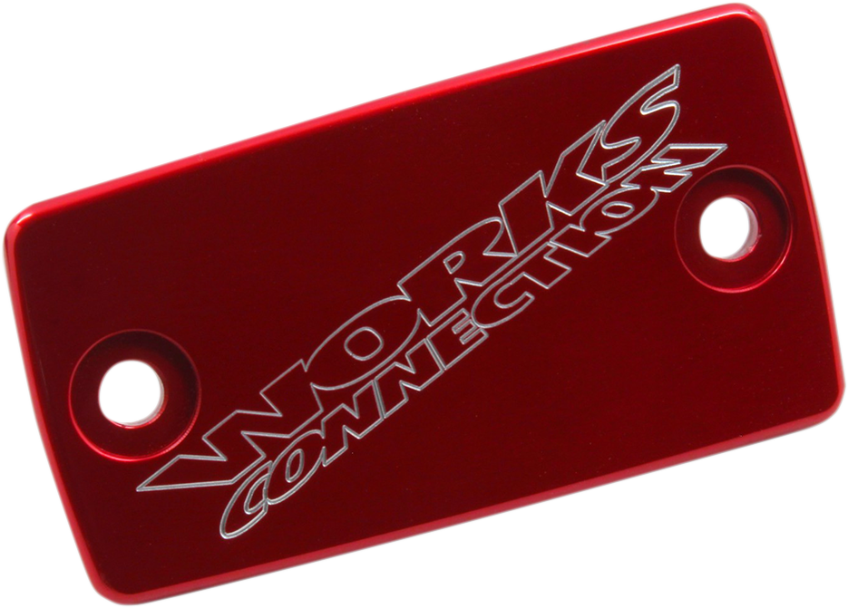 WORKS CONNECTION Anodized Billet Aluminum Front Brake Reservoir Cover