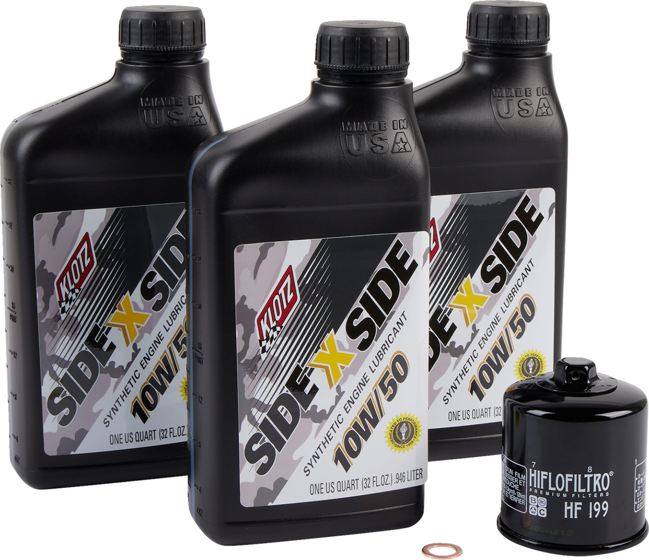 Klotz Side By Side Oil Change Kit With Oil Filter Polaris RZR Turbo / Pro XP 2019-2024