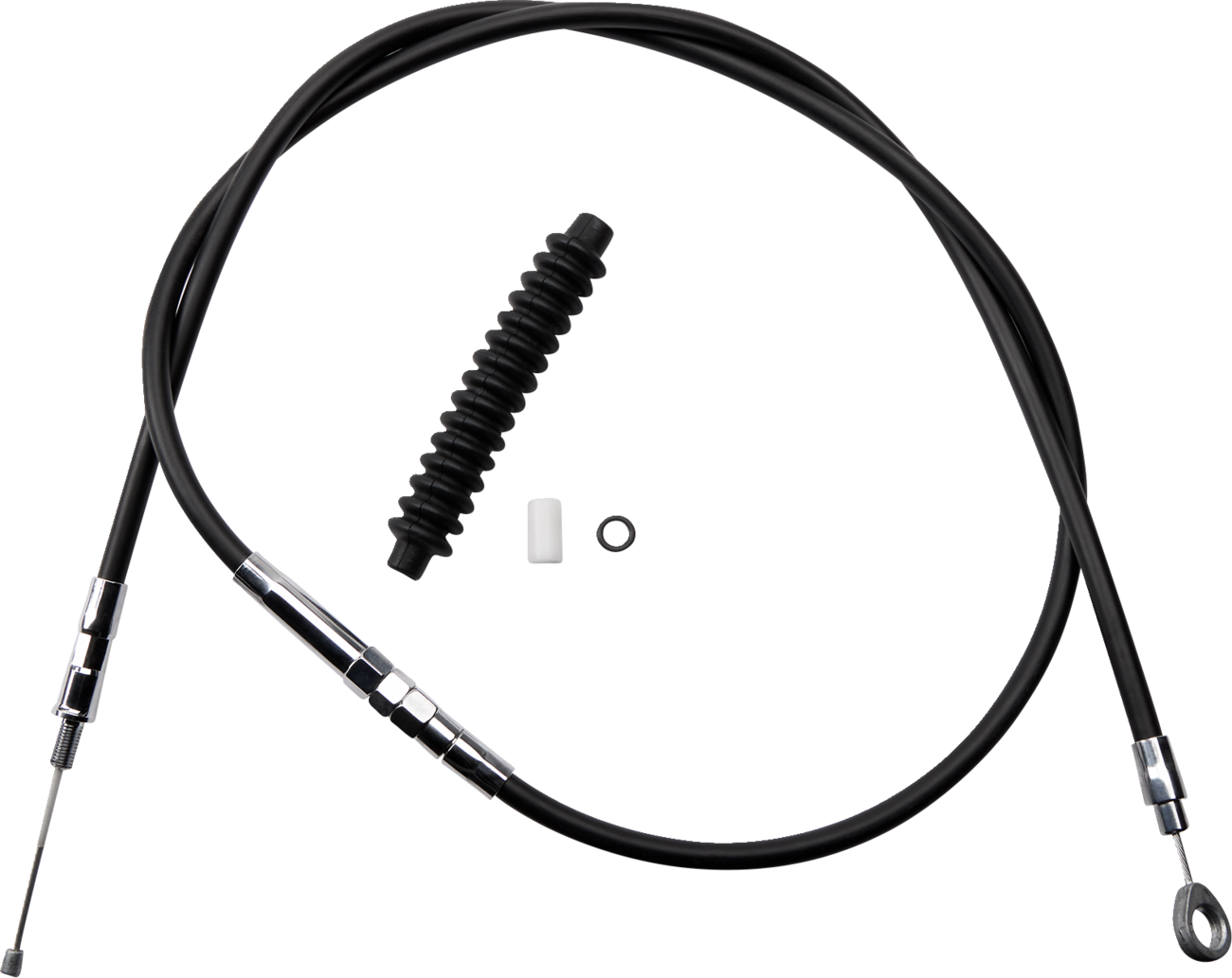 Drag Specialties High-Efficiency Black Vinyl Clutch Cable