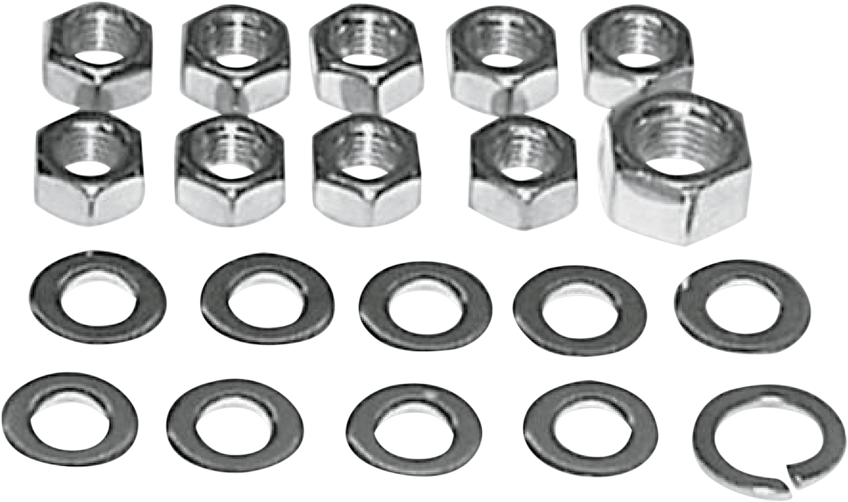 COLONY Transmission Side Cover/Clutch Arm Nut Kit