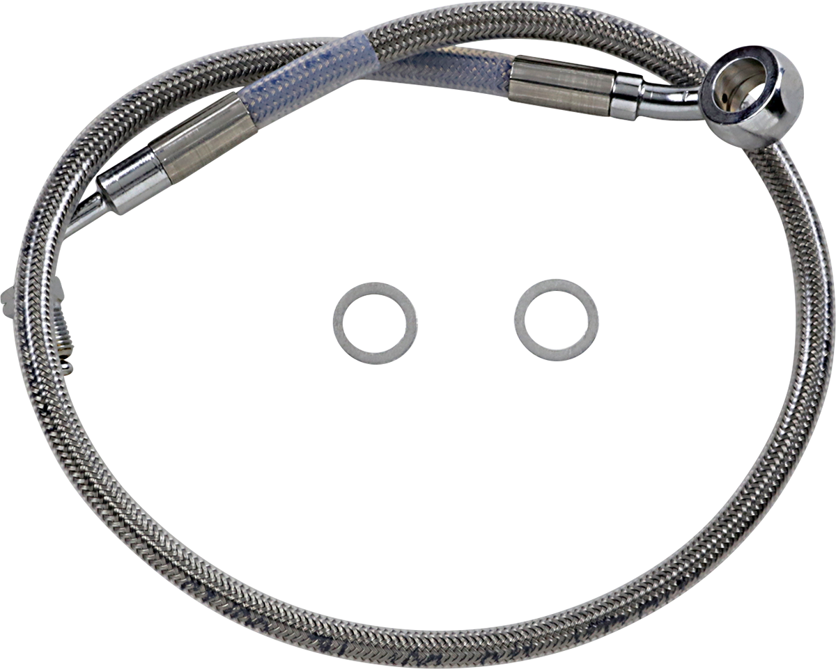 Drag Specialties Extended Length Stainless Steel Brake Line