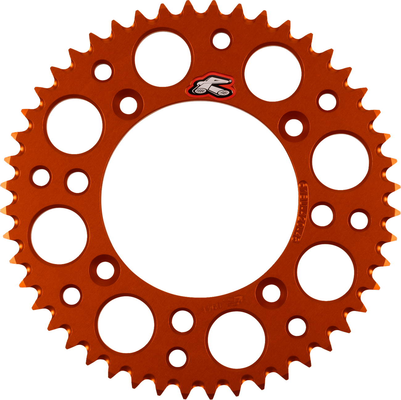 Renthal Rear Sprocket - Aluminum - 48 Tooth - Orange - KTM 48T