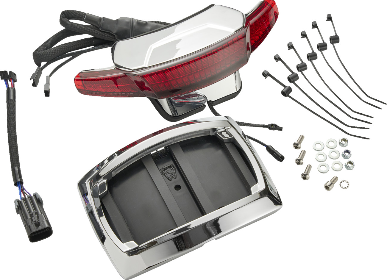 CIRO Latitude Taillight and License Plate Mount with Lightstrike®