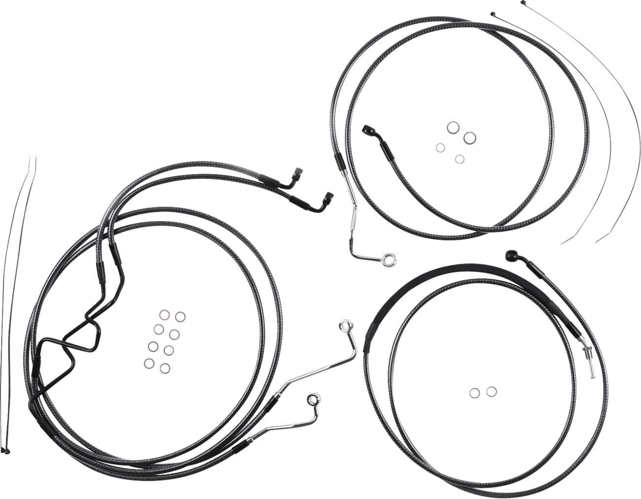 Magnum shielding KARBONFIBR Designer Handlebar Installation Kit - 6" - '17-'20 FLHR 2017-2020 Harley Davidson FLHR Road King