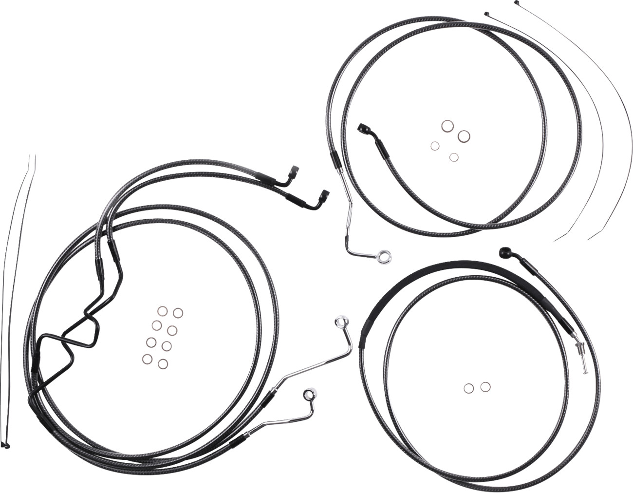 Magnum shielding KARBONFIBR Designer Handlebar Installation Kit - 6" - '17-'20 FLHR 2017-2020 Harley Davidson FLHR Road King