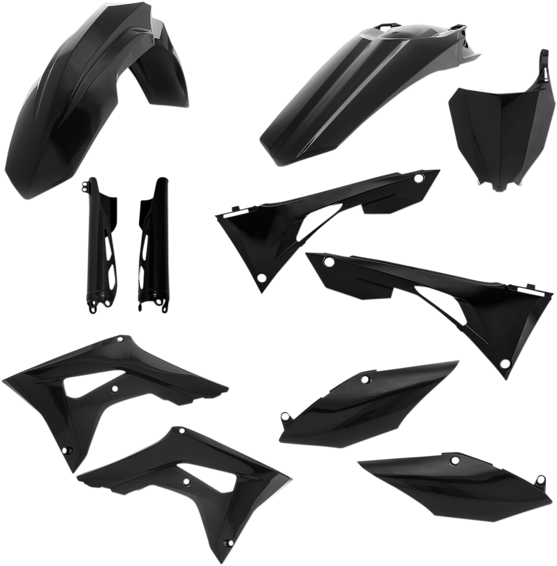 Acerbis 2736250001 Full Body Kit Black Honda CRF250R CRF450R 2019-2021