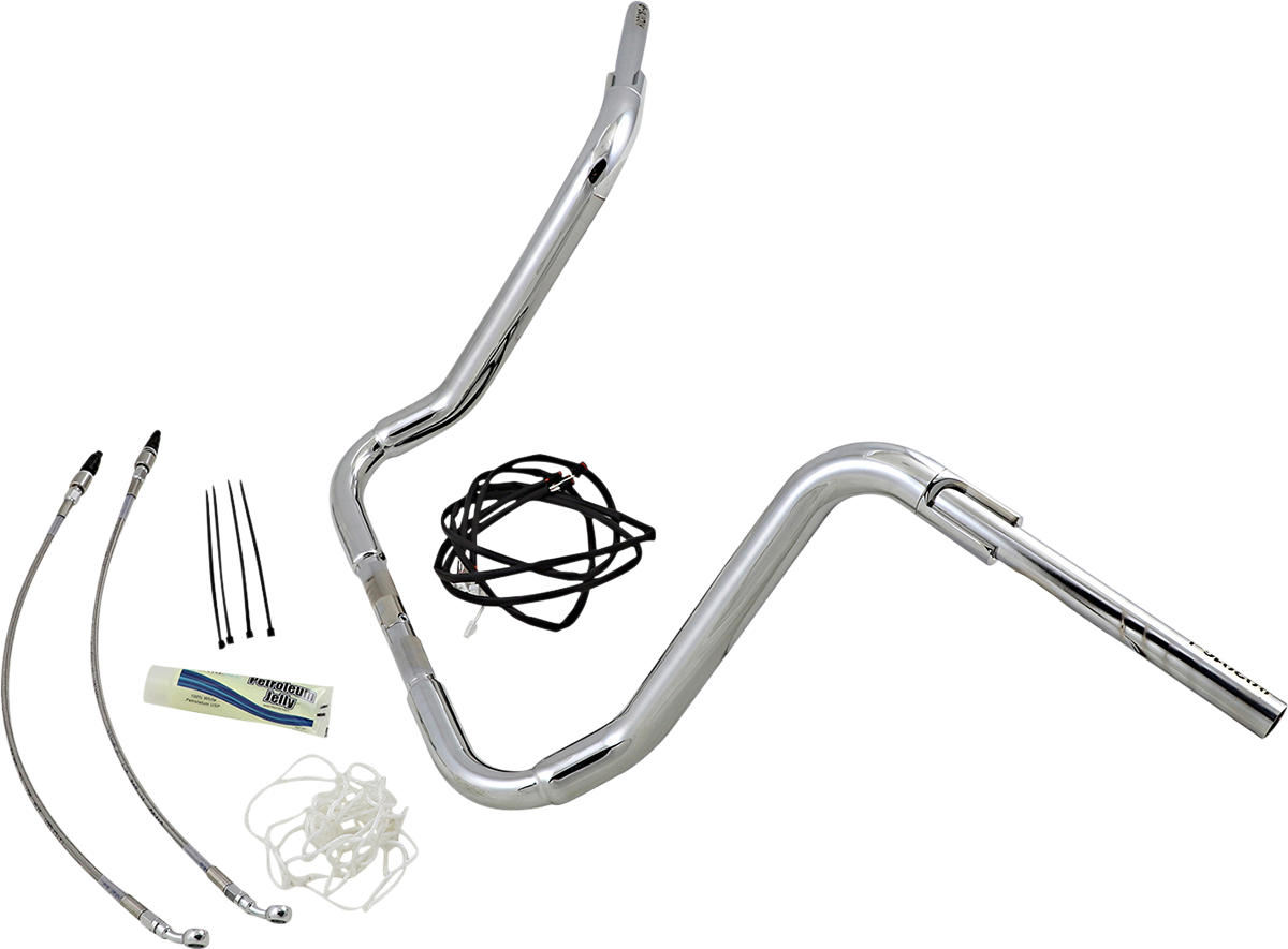 FAT BAGGERS INC. 1-1/2" EZ Install Rounded Top Handlebar Kit