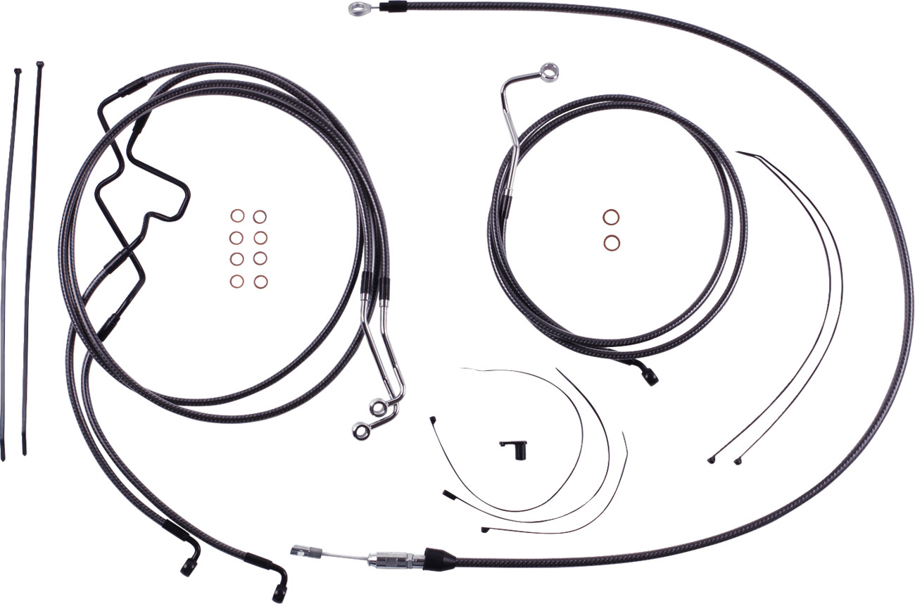 Magnum shielding KARBONFIBR Designer Handlebar Installation Kit - 8" - '21-'23 FLTR 2021-2023 Harley Davidson FLTRXS Road Glide Special / 2021-2023 Harley Davidson FLTRX Road Glide / 2021-2023 Harley Davidson FLTRK Road Glide Limited