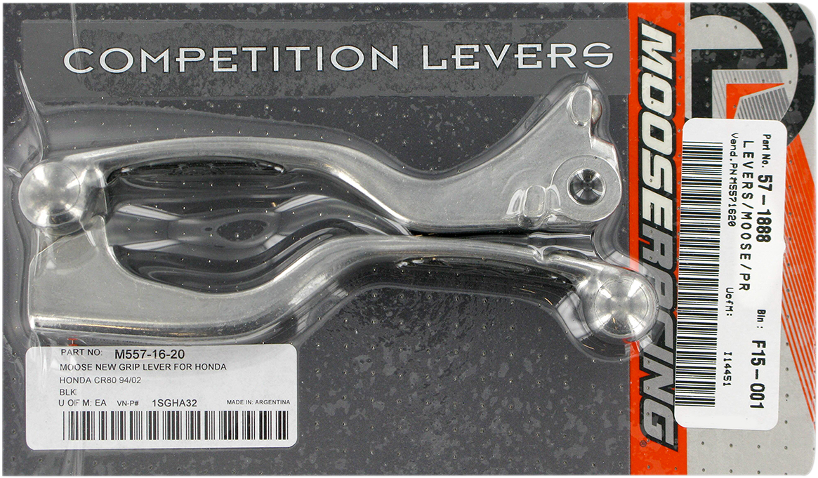 Moose Racing Competition Lever Set Honda CR80R / CR125R / CR250R 1985-1997