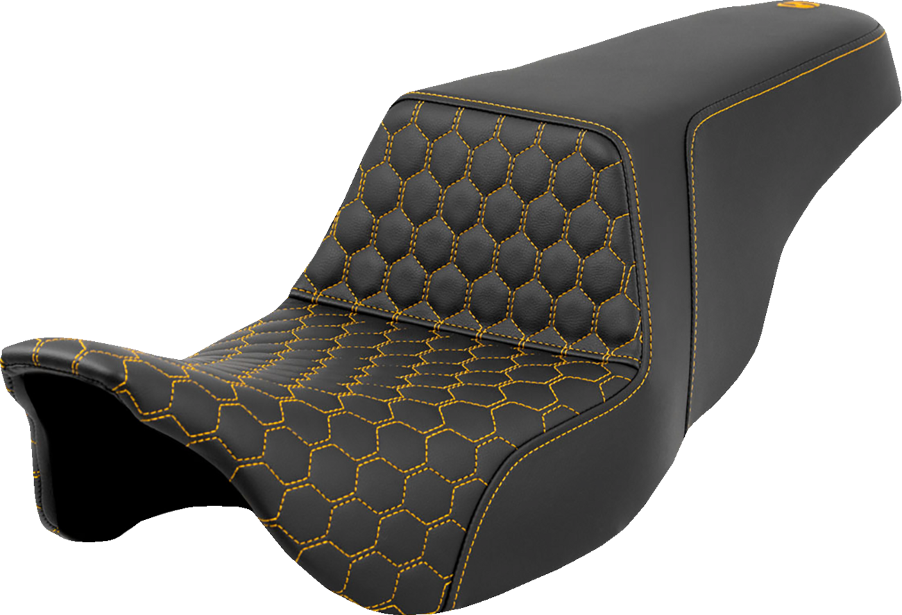 SADDLEMEN (A808-07B-177GOL) Honeycomb Step-Up Seat | Step-Up Seat