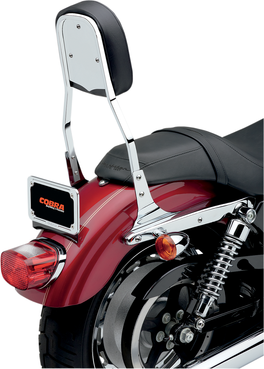 Cobra Standard Square Sissy Bar with Pad For Harley Softail 2006-2017