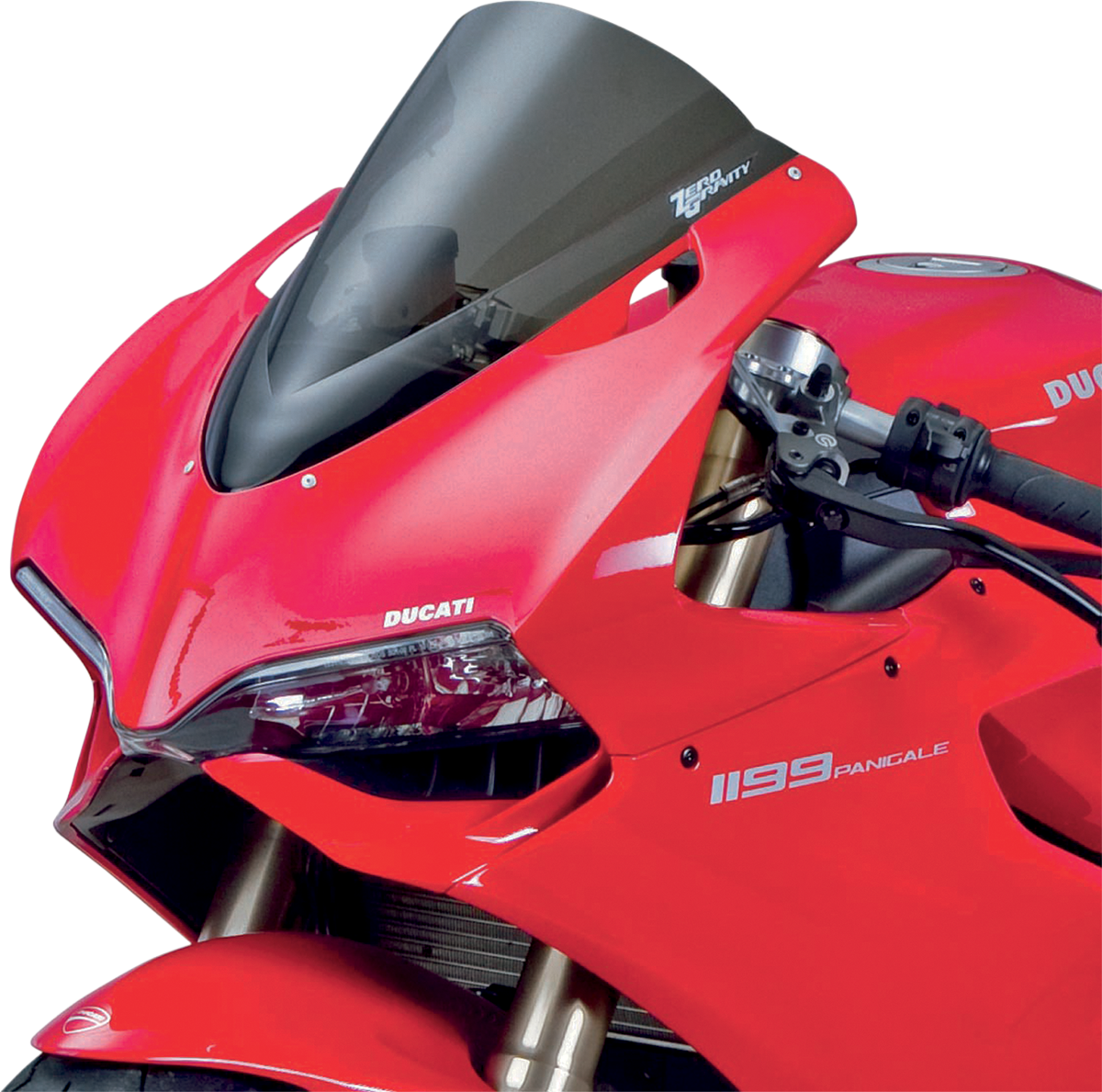 Zero gravity Double Bubble Windscreen - Smoke - Panigale 2011-2011 Ducati Panigale 1199 / 2012-2014 Ducati 1199 Panigale
