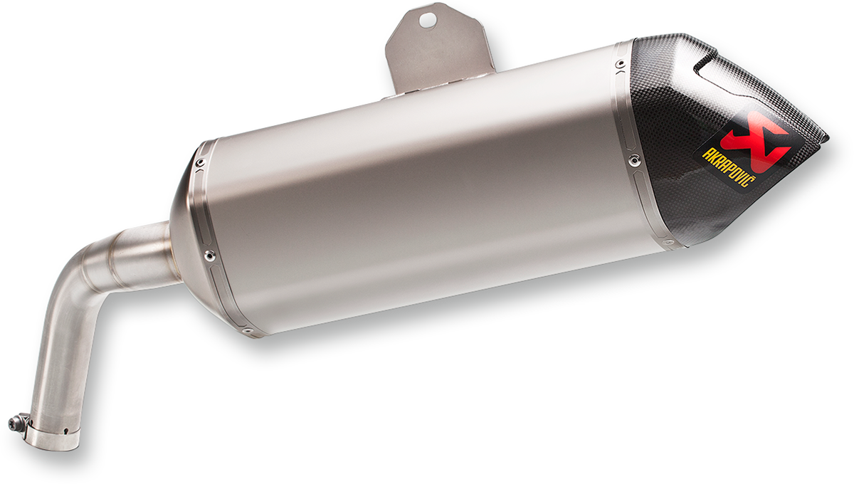 AKRAPOVIC Slip-On Line Muffler — Oval