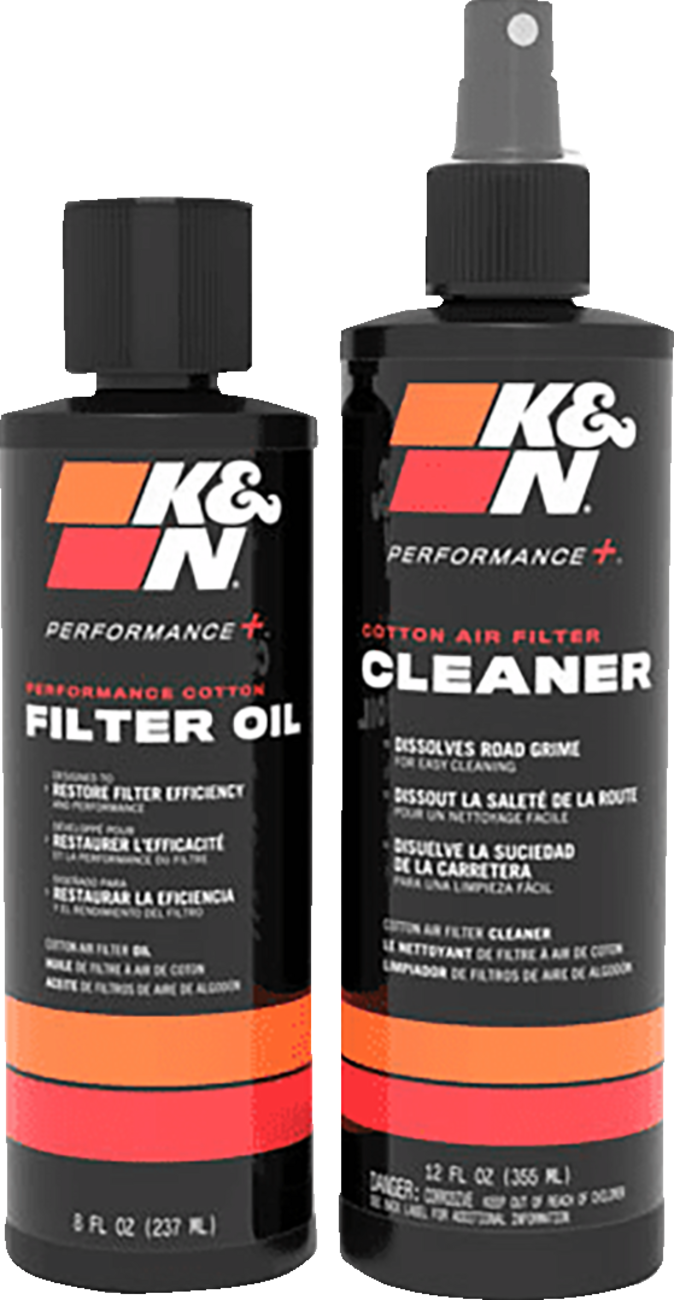 K & n Black Air Filter Care Kit