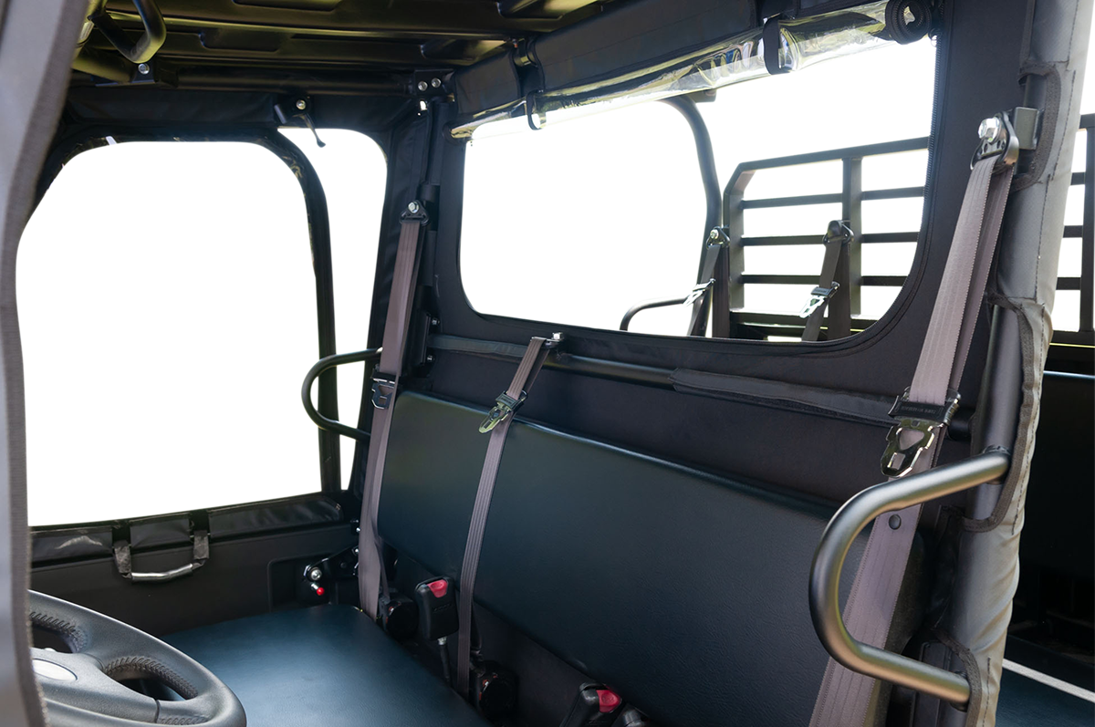 Seizmik Rear Dust and Window Panel Kawasaki