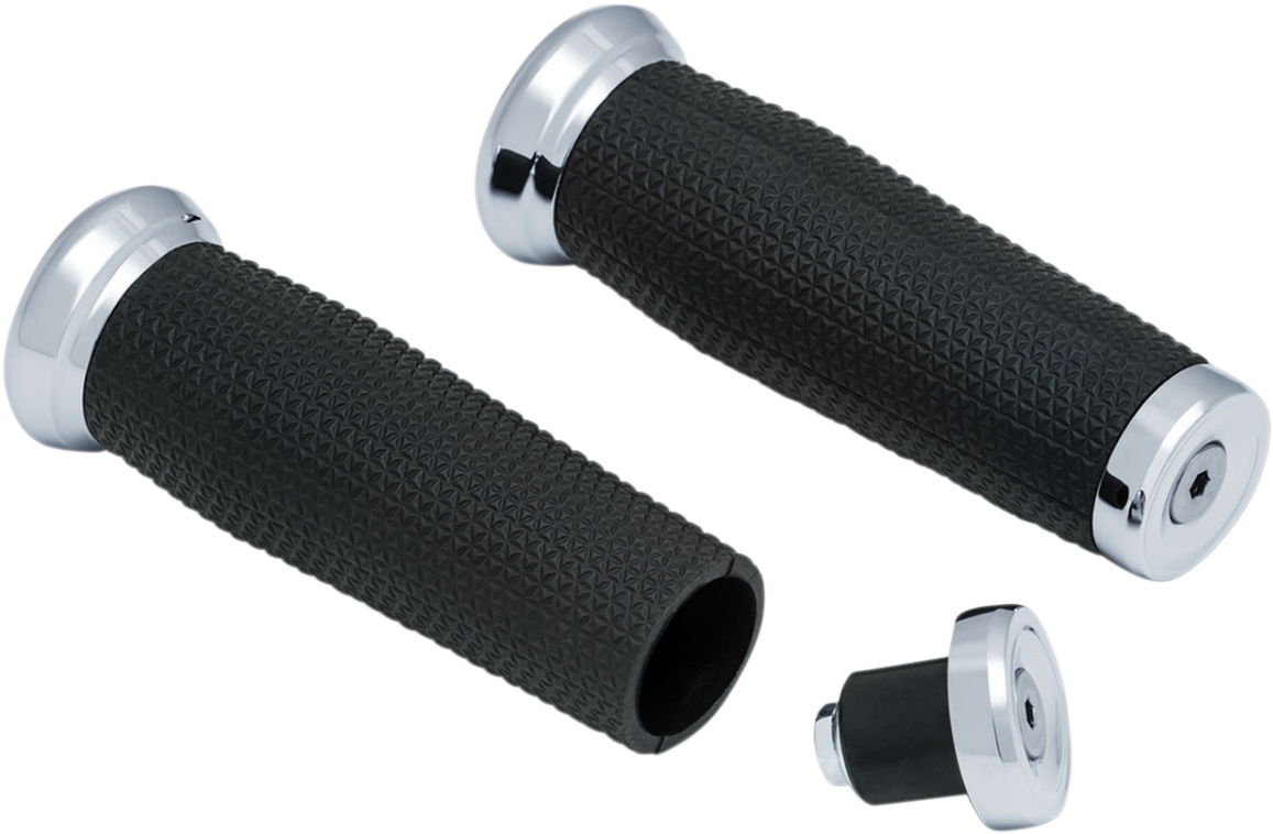 Kuryakyn 5950 Thresher Chrome Pair 7/8" Universal Motorcycle Handlebar