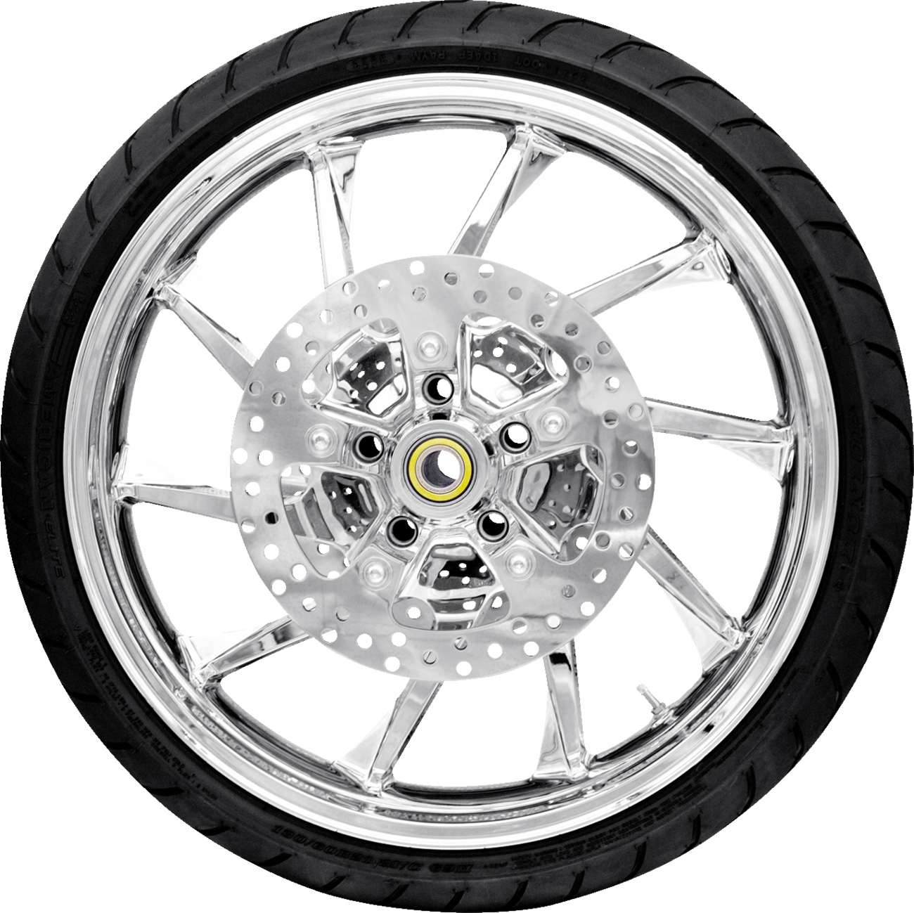 Coastal Moto Hurricane 21" Front Wheel Package For Harley Touring w/ABS 2008-2025