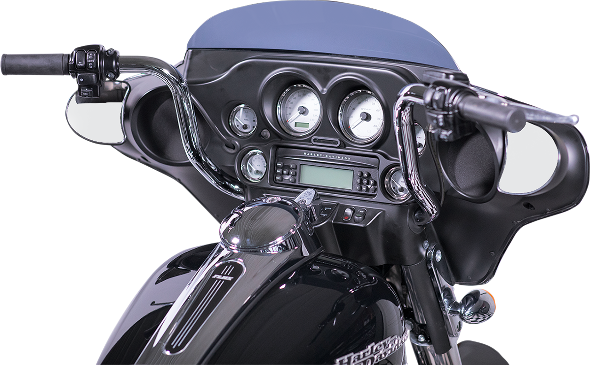 Fat Baggers Inc. 1 1/4" Round Top EZ Install Handlebar Kit For Harley Touring 2008-2013