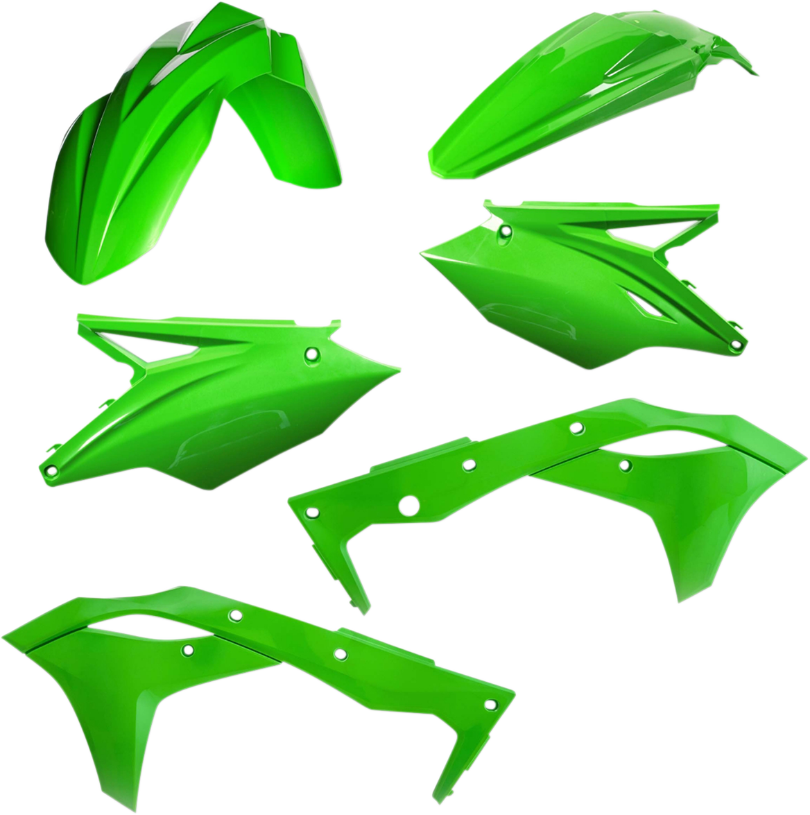 Acerbis Standard Body Kit - Green - KX 250 F '18-'20 2018-2018 Kawasaki KX250F / 2019-2020 Kawasaki KX250