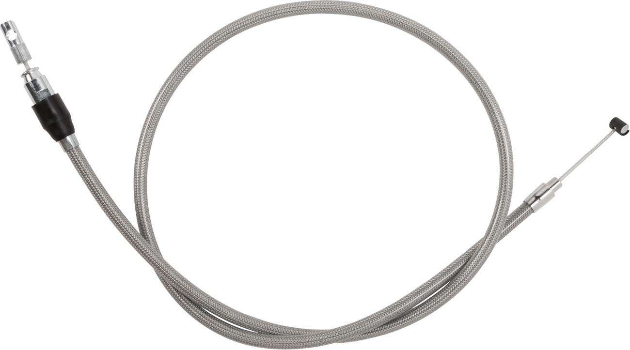 Drag specialties Quick Connect Clutch Cable - Upper - 42" - Stainless Steel Harley Davidson