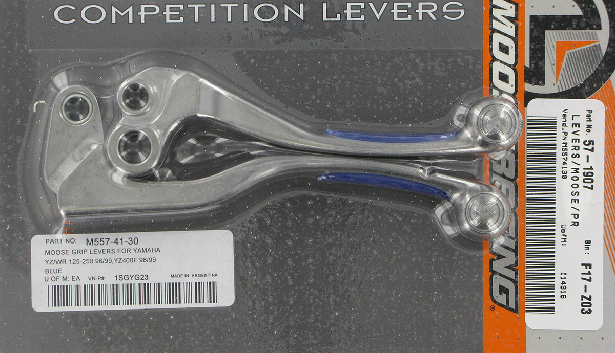 Moose Racing Competition Lever Set Yamaha 80cc-400cc 1996-2000