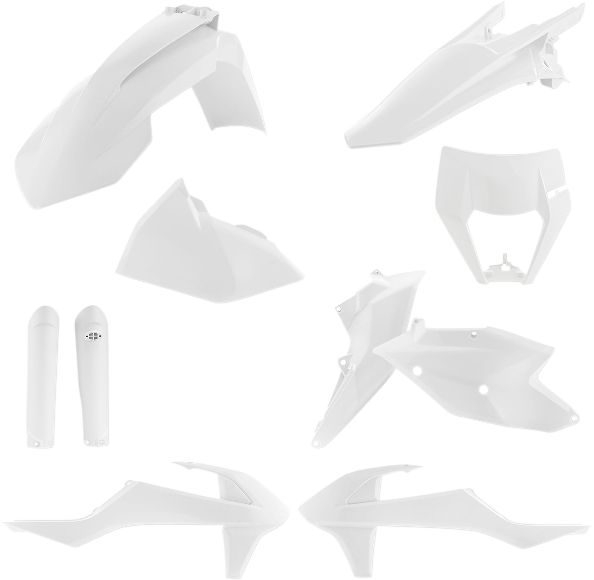 Acerbis Full Replacement Body Kit - White KTM