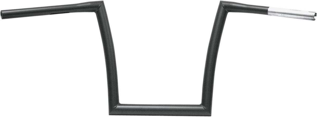 Todd's cycle 1-1/4" Strip Handlebar - Fat Bobber - 12" Rise - Flat Black Harley Davidson