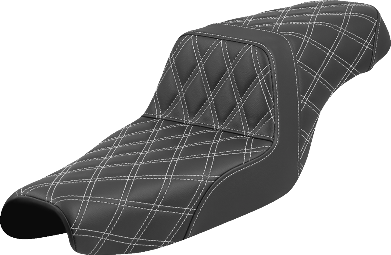 SADDLEMEN Lattice Stitch Step-Up Seat