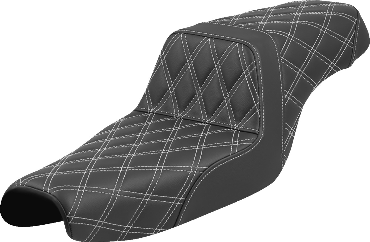SADDLEMEN Lattice Stitch Step-Up Seat