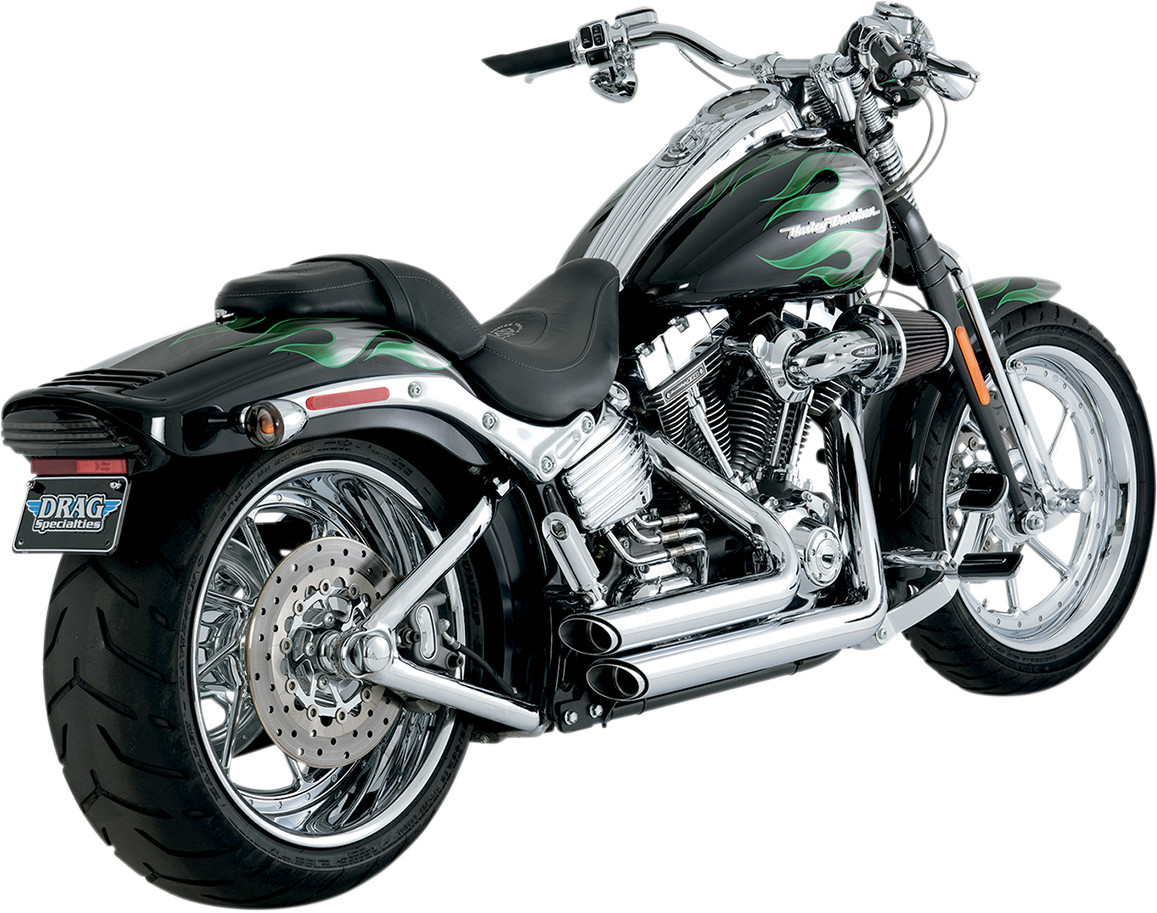 Vance & Hines Shortshots Staggered Exhaust For Harley Softail 1986-2009