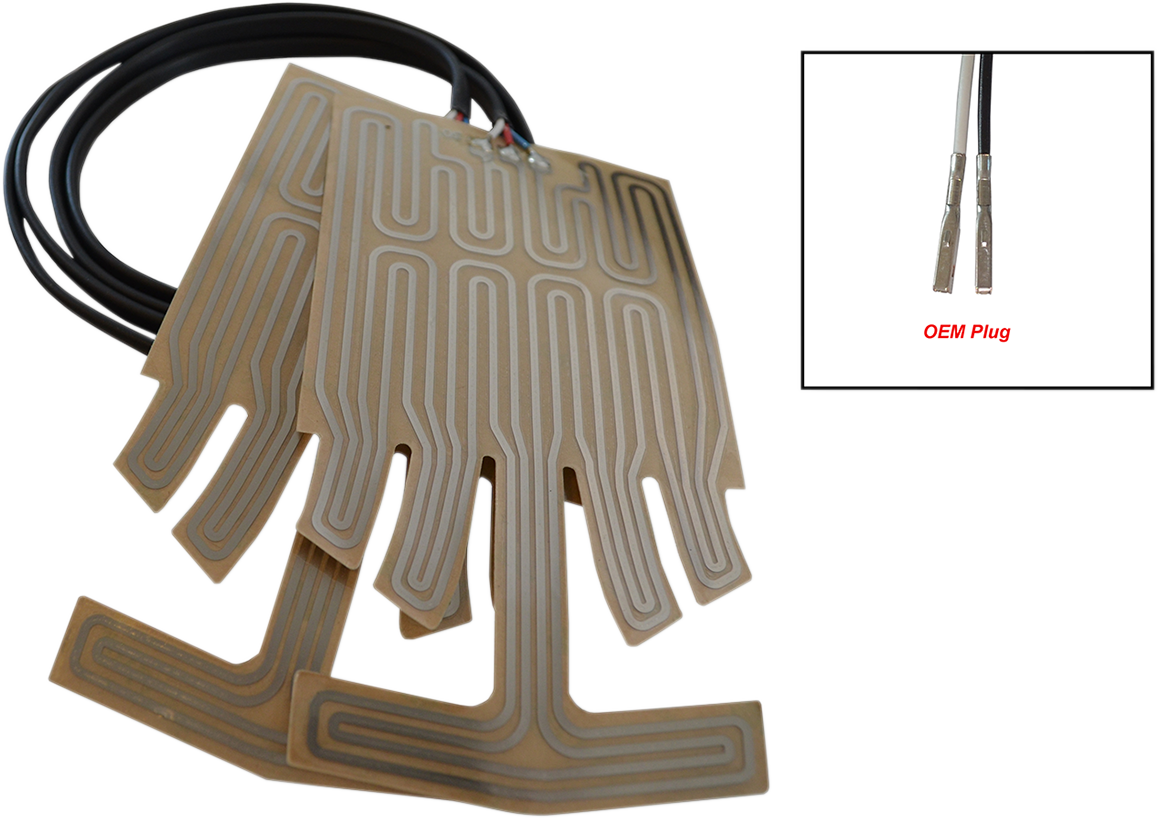 High Power Grip Heater Element Kit with OEM Connector