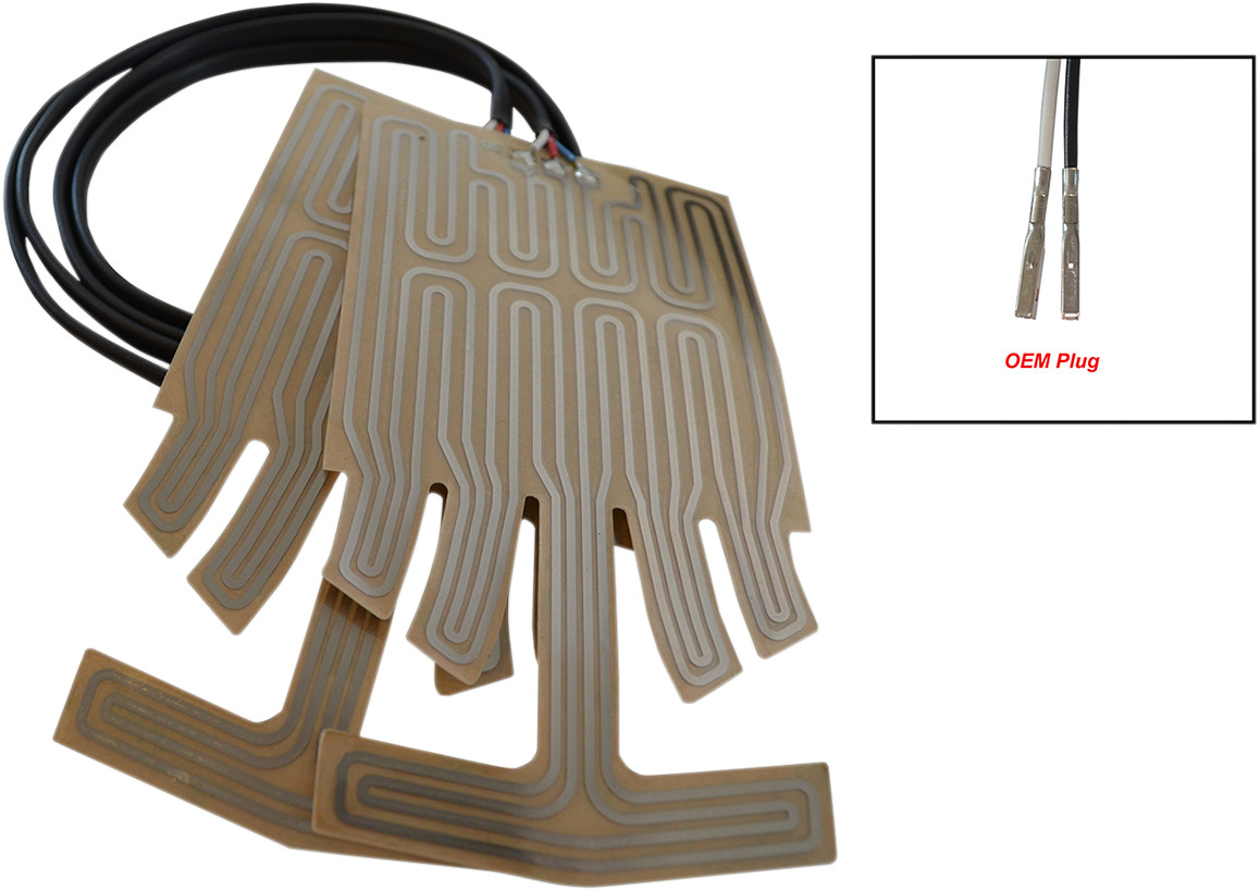 High Power Grip Heater Element Kit with OEM Connector