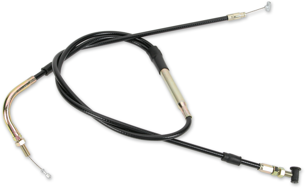 Parts unlimited Black Vinyl Throttle Cable - Arctic Cat