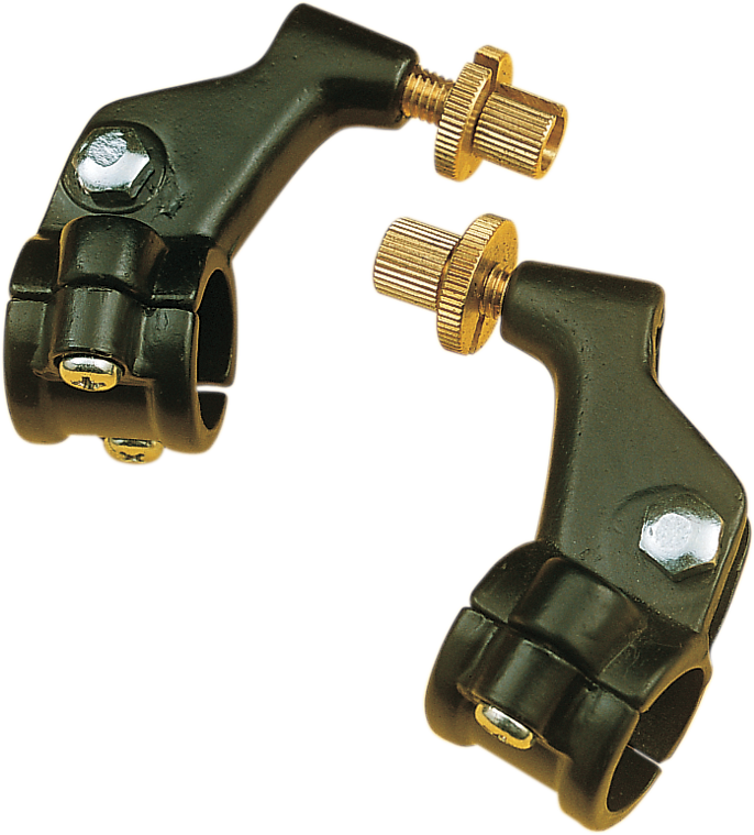 Parts unlimited Two-Piece Black Lever Holder - Right Kawasaki/Suzuki