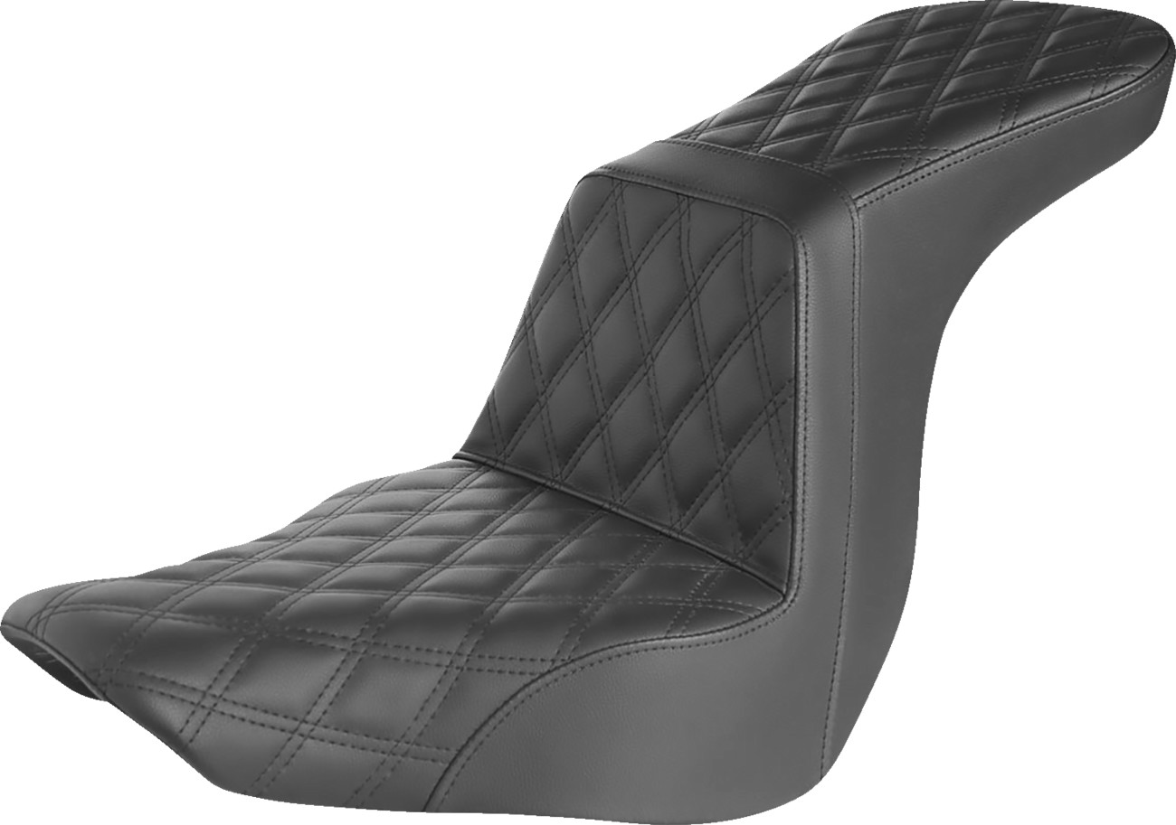 Saddlemen Tour Step-Up LS Lattice Stitch Seat For Harley Softail FXLR/S / FLSB 2018-2026