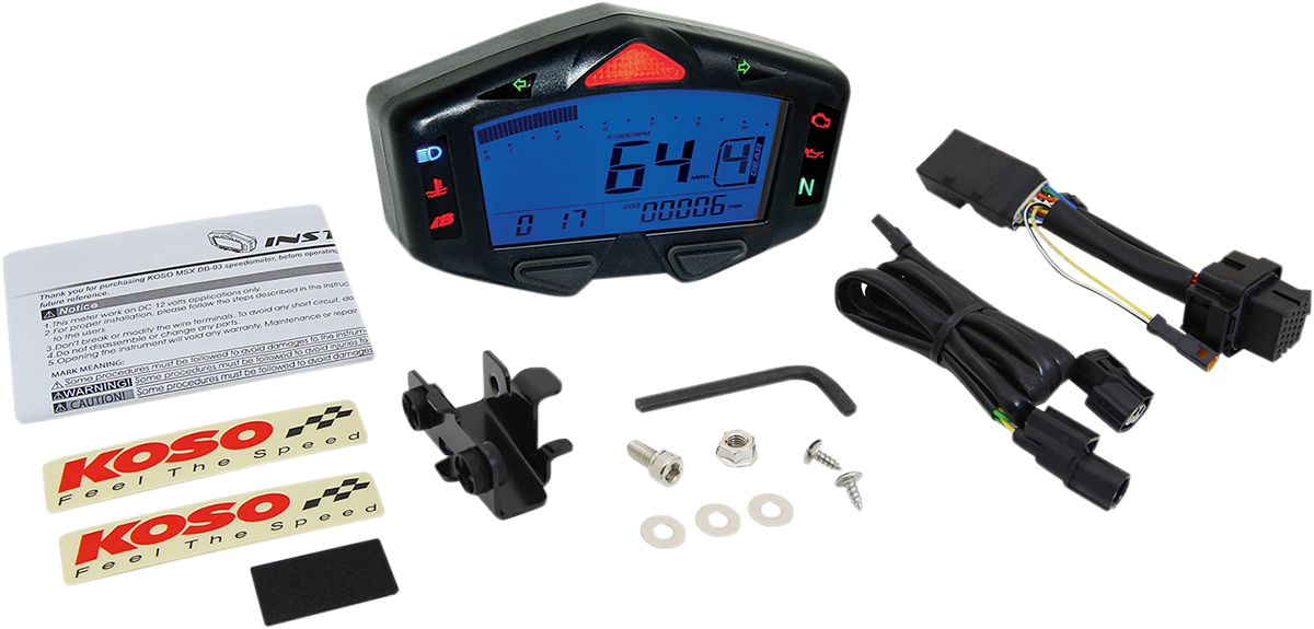 KOSO NORTH AMERICA DB-03R Digital LCD Meter