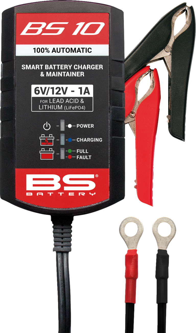 BS BATTERY BS 10 Smart Battery Charger & Maintainer