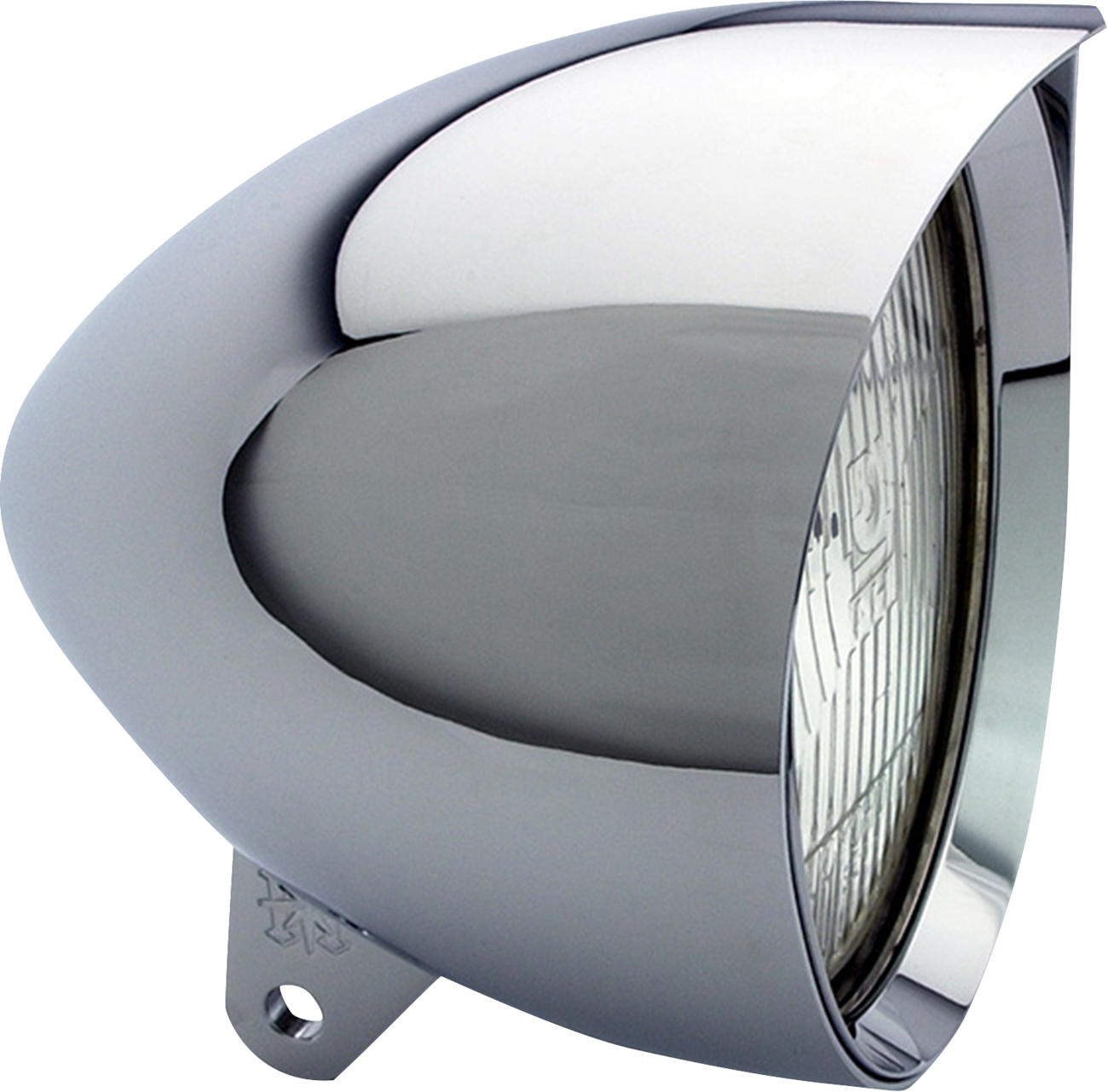 Headwinds Headlight Housing - 4-1/2" - Vampire Concours Bullet - Chrome