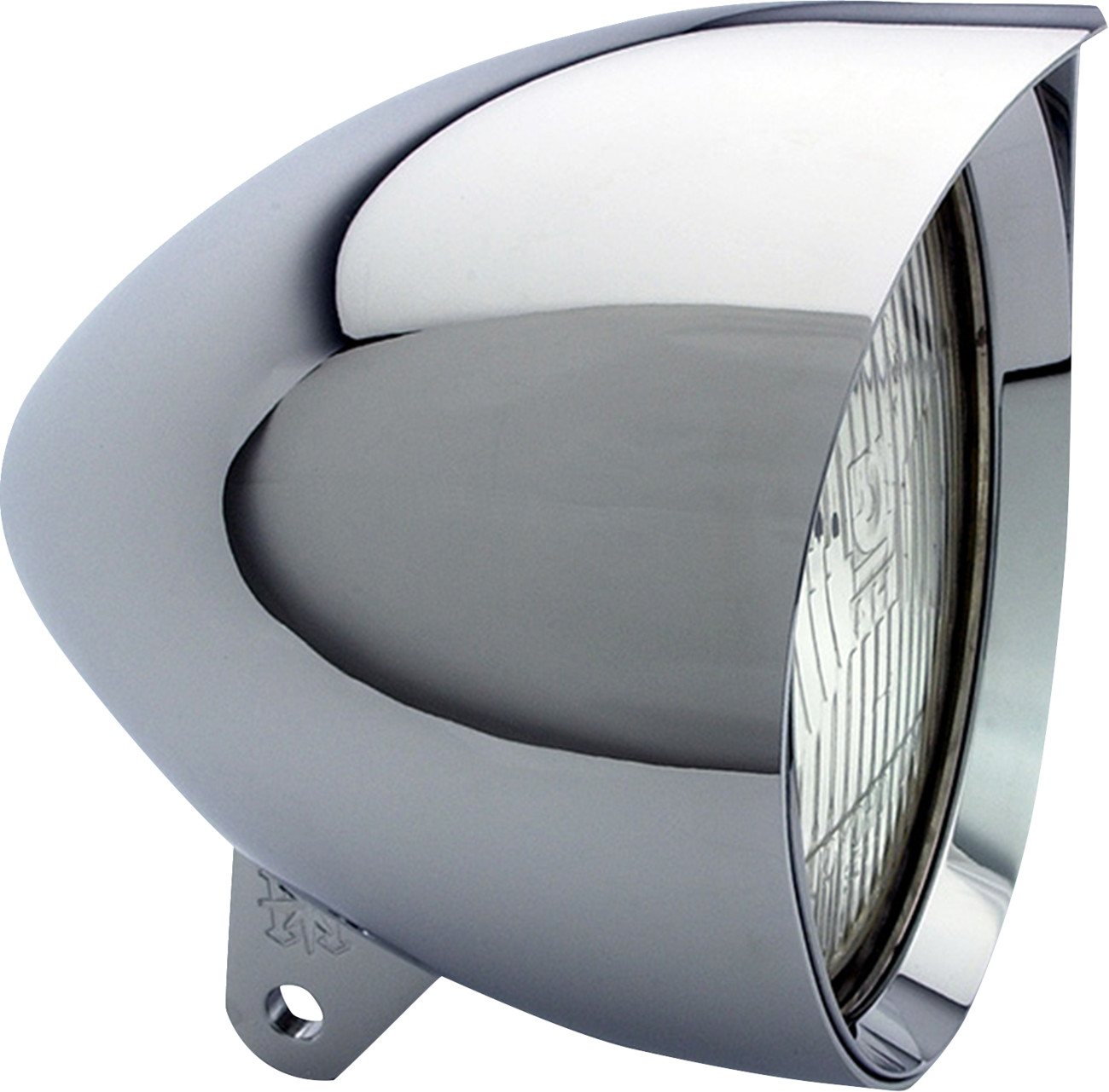 Headwinds Headlight Housing - 4-1/2" - Vampire Concours Bullet - Chrome