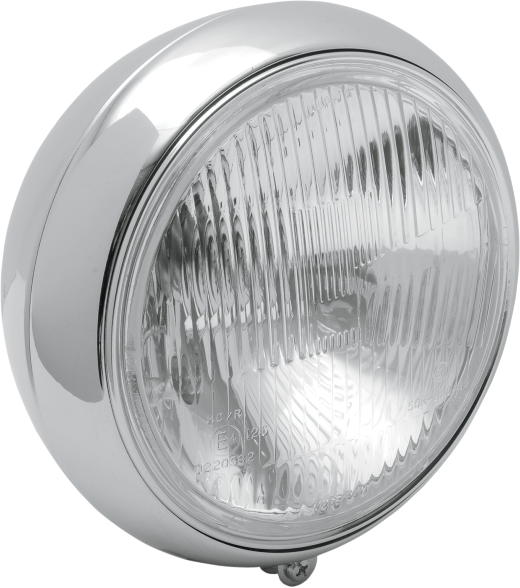 Drag specialties 7" Smooth Headlight - FLST - Chrome Harley Davidson