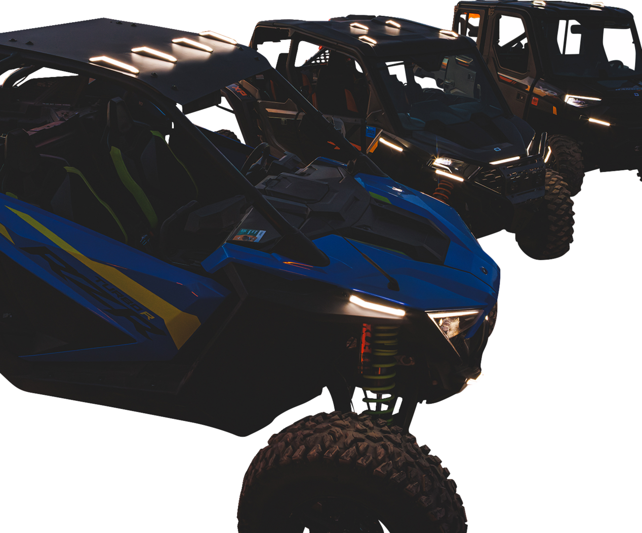Ravek Apex Lights™ - Running - White - RZR Polaris
