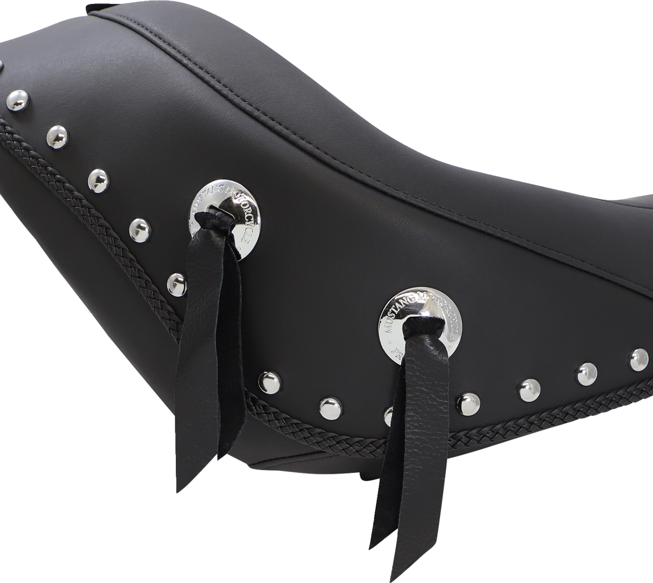 Mustang Wide Touring Solo Seat For Harley Softail With 200mm Rear Tire 2006-2017