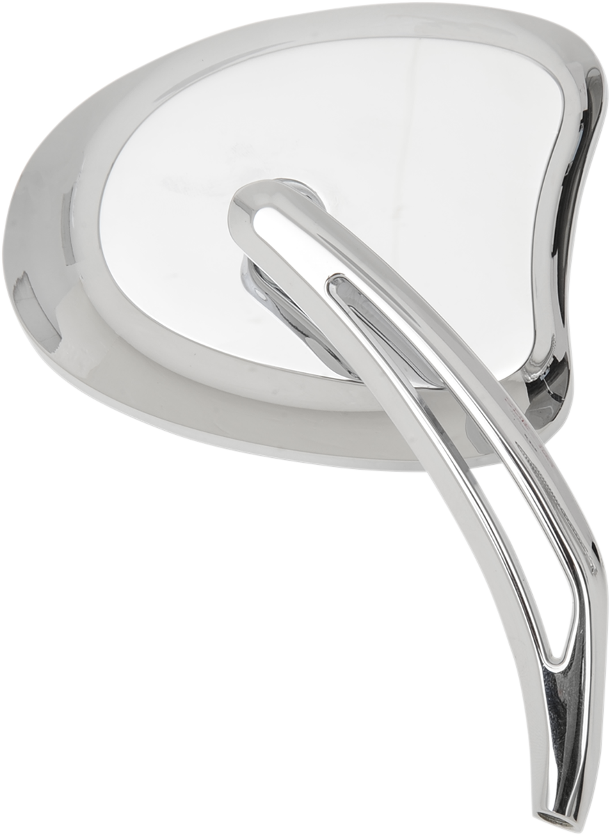 Drag specialties Mirrors - Side View - Tapered - Chrome - Short Stem - Pair