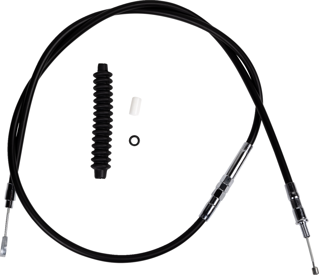 Drag specialties High-Efficiency Black Vinyl Clutch Cable - 60-5/8" 1987-1994 Harley Davidson FXLR Low Rider Custom