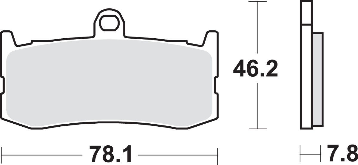 SBS Dual Carbon Front Brake Pads 864DC