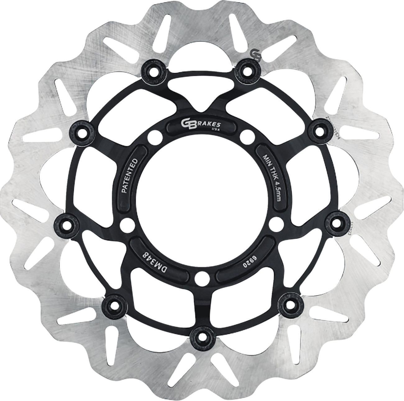 Gbrakes Brake Rotor - Front 2008-2023 Suzuki GSX-R600 / 2008-2023 Suzuki GSX-R750 / 2009-2016 Suzuki GSX-R1000