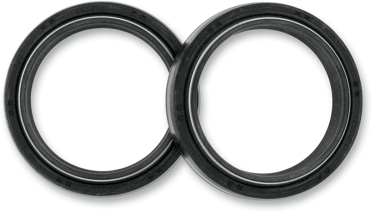 Parts unlimited Front Fork Seals - 41 mm ID x 53 mm OD x 8/10.5 mm T Honda/Suzuki/Kawasaki