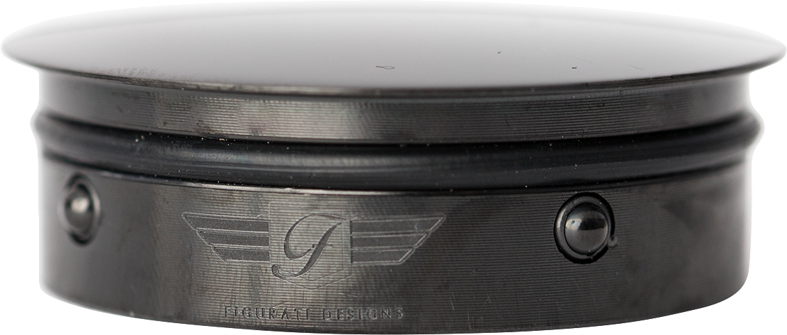 Figurati Designs Swing Arm Pivot Covers for Harley Touring 1985-2025