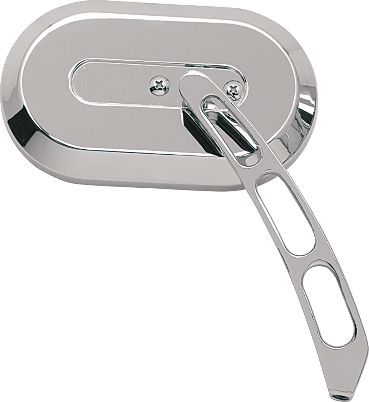Drag specialties Mirror - Side View - Oval - Chrome - Left - Each