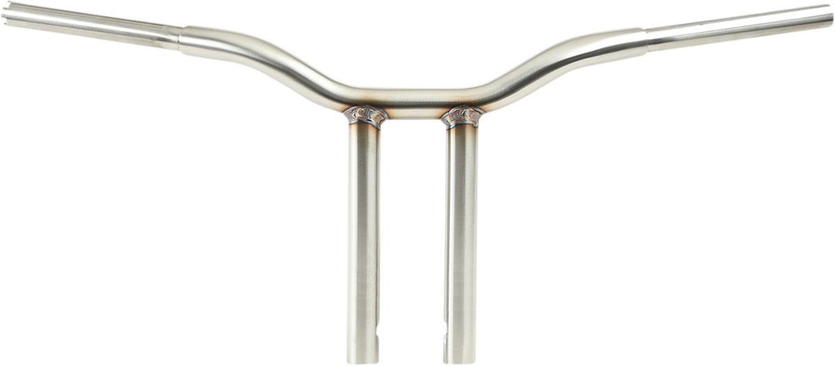 La choppers Kage Fighter Welded Straight-Riser Handlebar - One Piece - 14" - Stainless Steel Harley Davidson